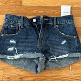 Forever 21  Jean Shorts Mid-Rise Women’s Dark Wash Photo 0