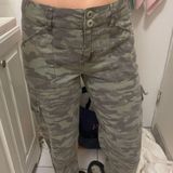 Rag Poets Low rise Camo Pants Photo 0