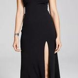 Macy's Black Maxi Prom/formal Dress Photo 0