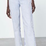 ZARA high rise straight jeans Photo 0