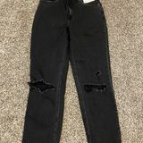 Abercrombie & Fitch Curve Love Ankle Straight Ultra High Rise Jeans Photo 0