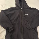 Stüssy Black  Zip Up Hoodie Photo 0