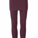 CAbi burgundy Pinot maroon skirted M’leggings Photo 0