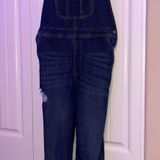Judy Blue Torn Overalls Photo 0