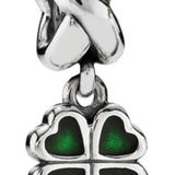 Pandora  Green Four Leaf Clover Dangle‎ Photo 0