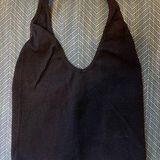 Urban Outfitters  black ribbed halter top - Size M Photo 0