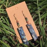 Handmade Blue Jasper Earrings Photo 0