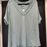 Palmetto Moon  V-Neck Textured Shirt Photo 0