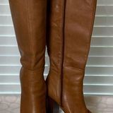 Liz & Co Brown Knee High Heeled Leather Boots 7.5 Photo 0