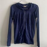 Athleta  Active Navy Quarter Zip Hoodie Photo 0