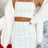 Nana Macs Two Piece Rhinestone Skirt Set Photo 0