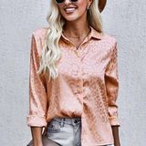 Boutique Button Up NWT Leopard Top Photo 0