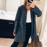 Susan Graver blue blazer Photo 0