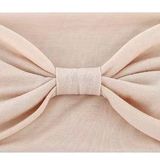 Boho Headbands Yoga Top Knotted Hair Bands Sweat Solid Color Sweatband Elastic Turban Headscarfs Boho Headband Tan Photo 0