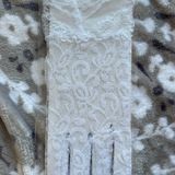 Lace Gloves White Photo 0