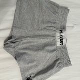Playboy Gray Athletic Shorts with Elastic Waistband Photo 0