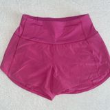 Lululemon Sonic Pink Speed Up 4" high rise Photo 0
