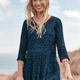 Garnet Hill Bohemian Pocket-Detail Dress Photo 0