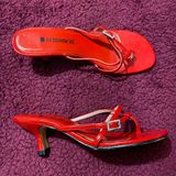 No Boundaries Red Strappy Sandals Photo 0