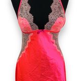 Victoria's Secret Hot Pink and Lace Babydoll Top Photo 0