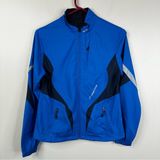 Brooks Infiniti Jacket Womens Small Blue Windbreaker Full Zip Running Outdoors Photo 0