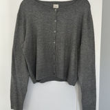 A New Day  Button-Up Cardigan Grey Photo 0