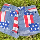 L.E.I . Chelsea Low rise All American Denim Shorts Photo 0
