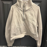 Lululemon Scuba Half-Zip Color Bone Size M/L Photo 0