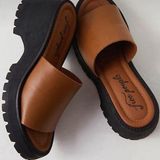 Free People Winona Wedge Platform Sandal Brown Photo 0