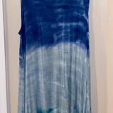 cupio Tie Dye Blue Dress Photo 0