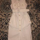 Derek Lam White Button Up Dress Photo 0