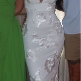 Selfie Leslie  Saints & Secrets Cipriana Backless Halter Dress White Photo 0