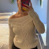 Moda Knit Off The Shoulder Sweater Photo 0