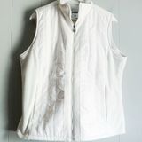 Columbia  Ivory Low Profile Vest Quilted/Fleece L Photo 0