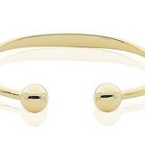 Pure Copper Magnetic Bracelet Traditional Ball Cuff Bangle Gold Toned Photo 0
