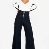 EXPRESS  dark denim wide leg super high rise Jeans size 2 short. Photo 0