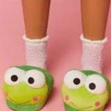 Hello Kitty & Friends Keroppi House Slippers Photo 0