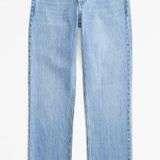 Abercrombie & Fitch Mid Rise 90s Straight Jeans Photo 0