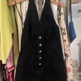 Universal Threads  halter romper denim Photo 0