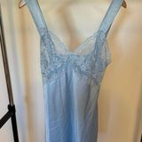 LIONESS Blue Slip Dress Photo 0