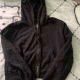 Brandy Melville Cropped Hoodie Zip-Up Photo 0