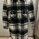 Westbound Small Black/white Shacket Photo 0