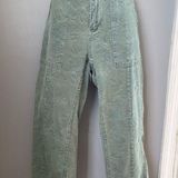 Anthropologie Green mid-rise Pants Photo 0