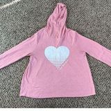 Xersion  Pink Thin Hoodie "play with heart"‎ size 3XL Photo 0