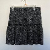 Amazon EUC  Black Polka dot Layered Mini Skirt sz L/XL Photo 0