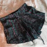 Fashion Fuse Purple Patterned Flowy Summer Shorts  Photo 0