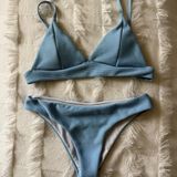 Zaful Blue Bikini Photo 0