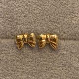 Forever 21 Gold Bow Earings Photo 0