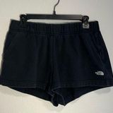 The North Face Black Sweat Shorts Lounge Casual Activewear Womens Large Photo 0
