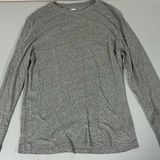 C&C California Gray Grey Marled Long Sleeve Tee T-Shirt Top Size M ⛓ Photo 0